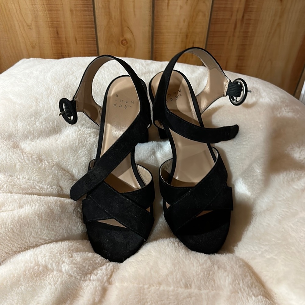 A new day black heels